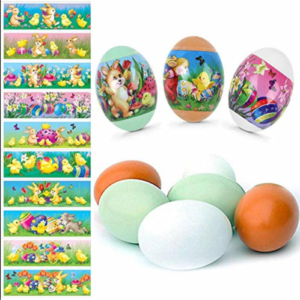 BigOtters Easter Egg Sticker Wrappers Set