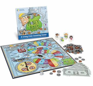 Learning Resources Money Bags Coin Value Game