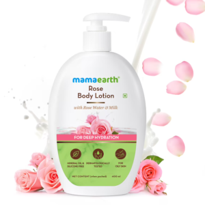 Mamaearth Rose Body Lotion with Rose Water and Milk