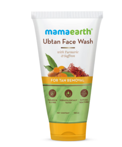 Mamaearth Ubtan Natural Face Wash for Tan Removal