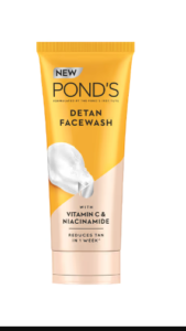 Ponds Detan Facewash With Brightening Vitamin C & Niacinamide 